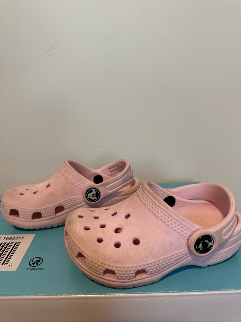 CROCS Kids Pastel Pink Classic Clog